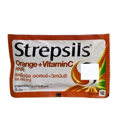 strepsil orange+vitamin c