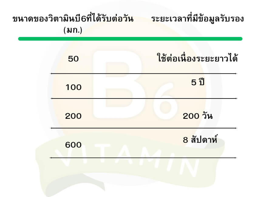 ความปลอดภัยของบี 6