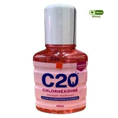 น้ำยาบ้วนปากฆ่าเชื้อ C-20 180 มล.